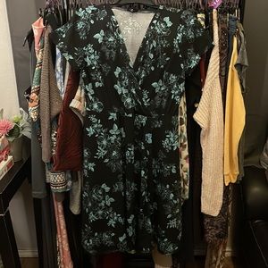 42. Torrid Faux Wrap Dress Size 0 (Size 12)